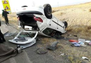 سانحه رانندگی در جاده برهان یک کشته و ۲ مصدوم برجا گذاشت