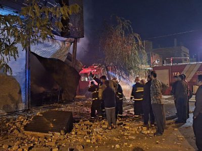آتش‌سوزی منزل مسکونی در بوکان خسارات میلیاردی برجای گذاشت+ عکس